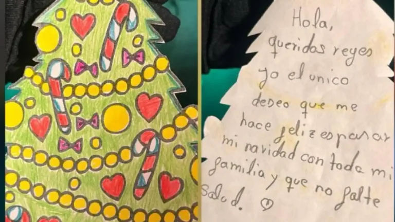 Vélez-Málaga busca al niño que pidió en una carta «salud» y «una Navidad en familia» antes que regalos