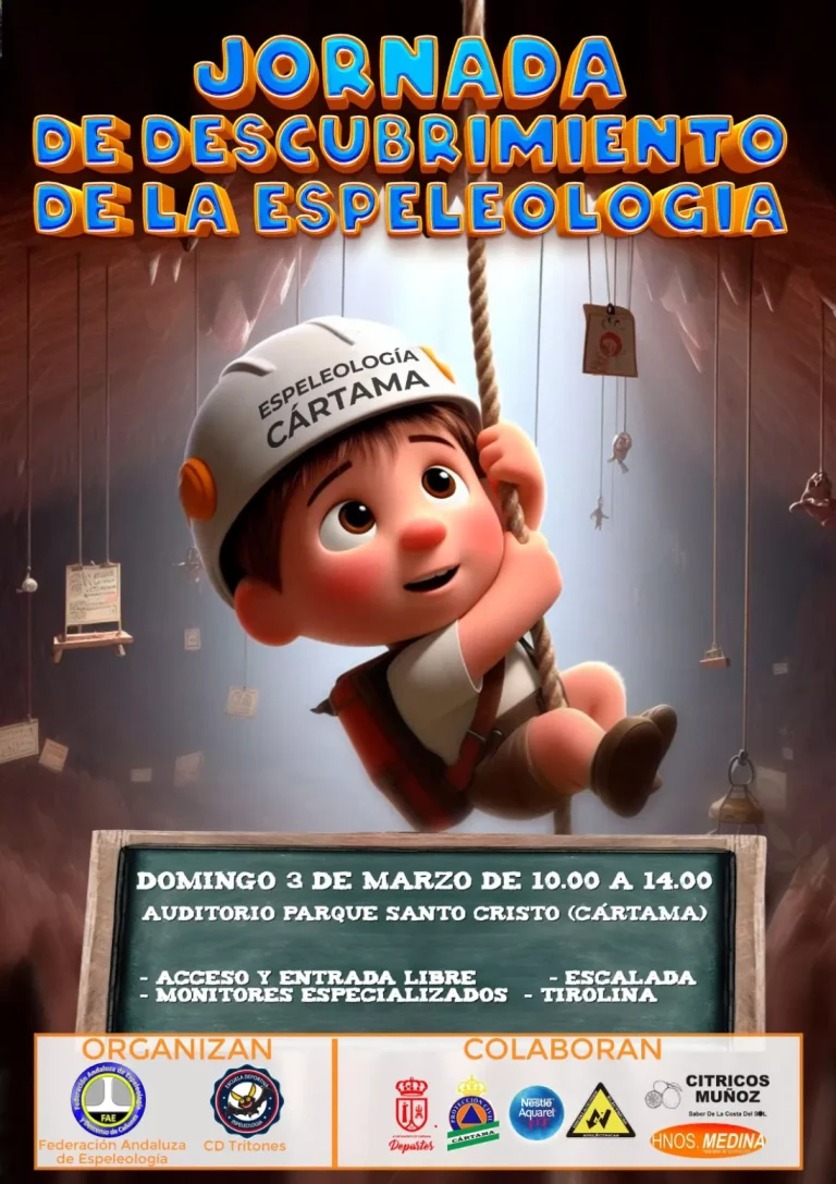Cártama será sede del XIV Open Andaluz de TPV en Espeleología