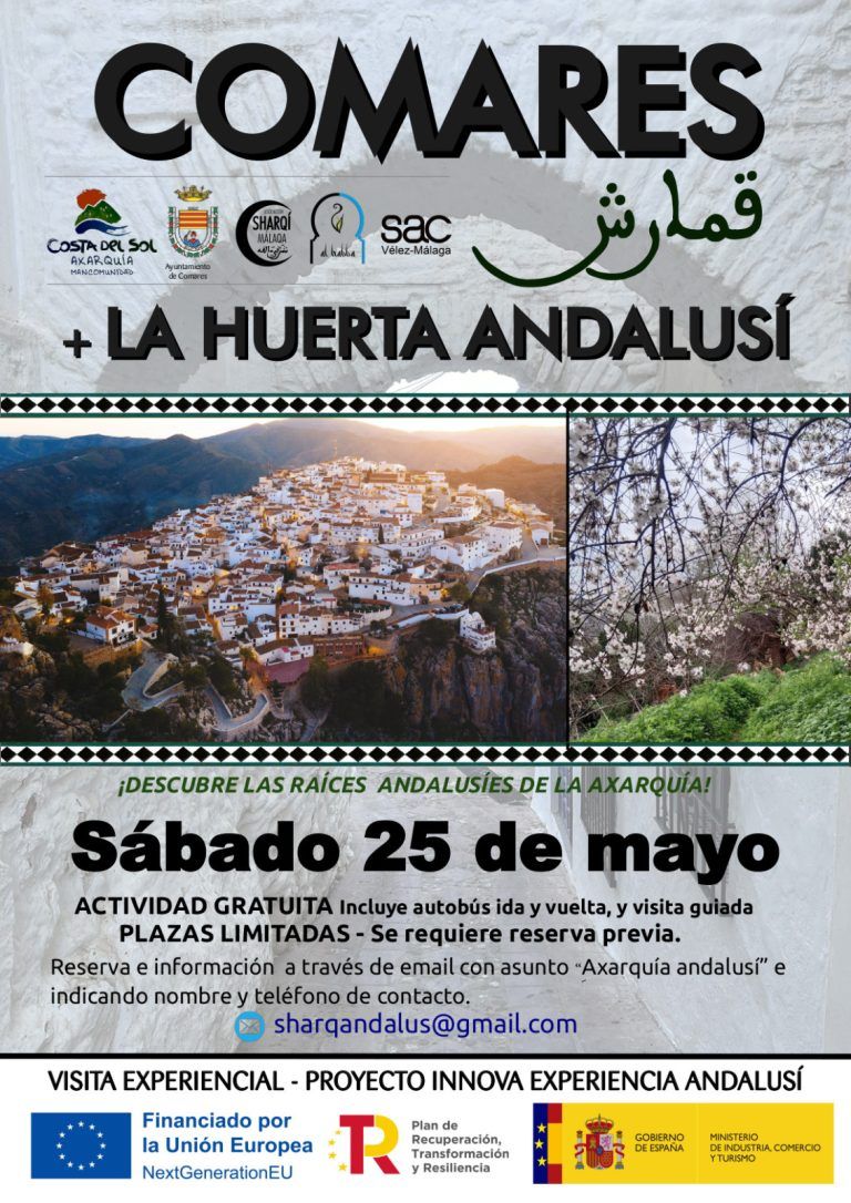 visita experiencial ‘ Comares + la huerta andalusí’ organizada por el Área de Turismo y la Asociación Sharqí Malaqa
