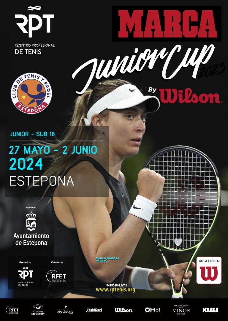 El Club de Tenis y Pádel Estepona acogerá una nueva cita de los Circuitos Nacionales de Tenis RPT- MARCA’24 Jóvenes Promesas y Junior Cup