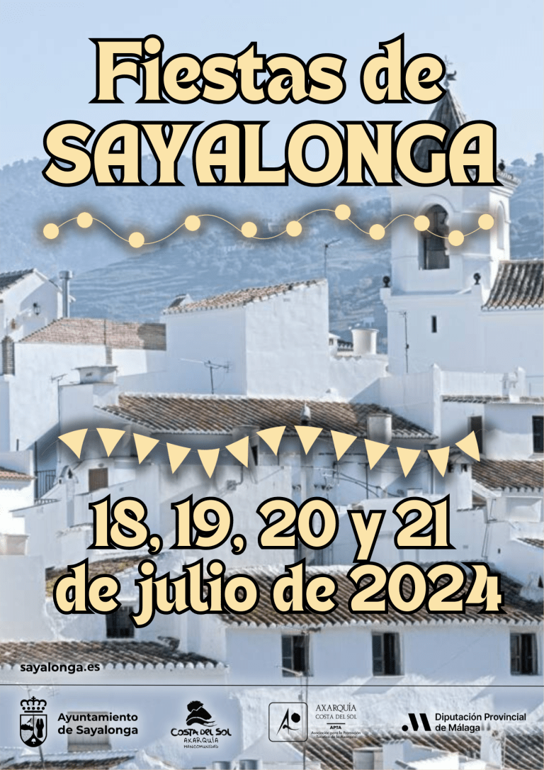 Las Fiestas de Sayalonga ofrecen a vecinos y visitantes música, gastronomía, deportes y juegos populares durante cuatro días