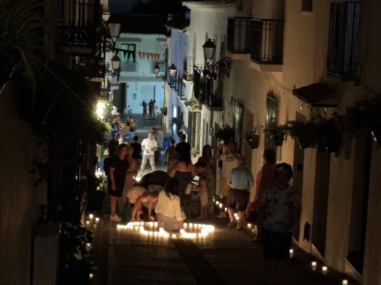 Éxito de Mijas con alma a la luz de las velas