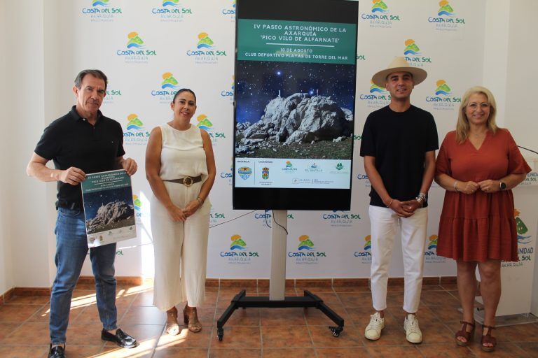 El VI Paseo Astronómico para ver las Perseidas llega hasta el Pico Vilo de Alfarnate