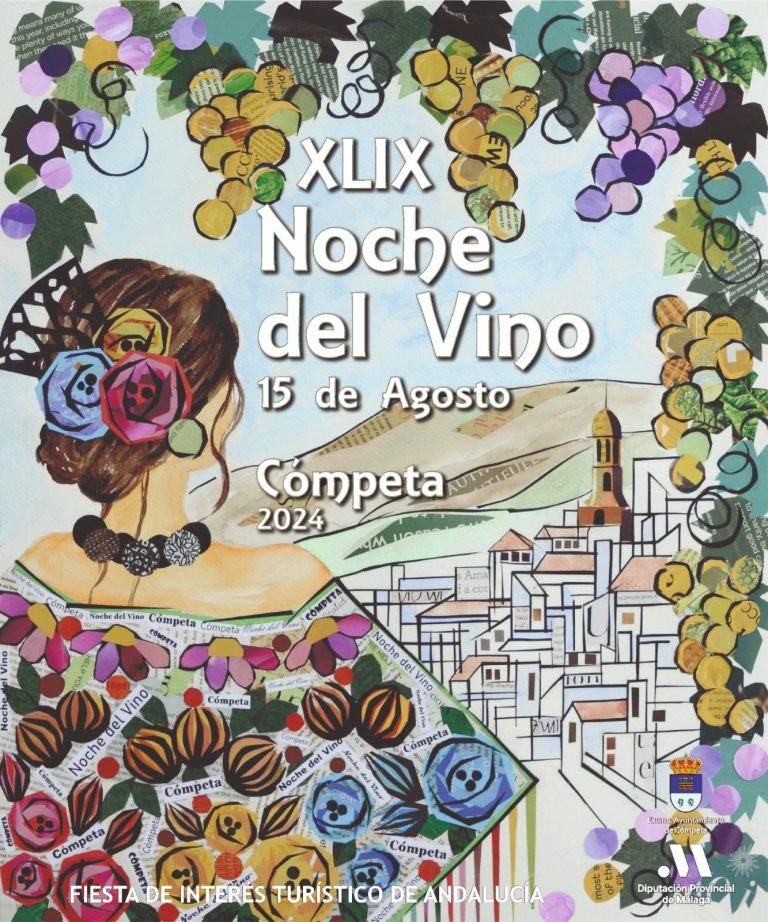 Cómpeta celebra la 49 edición de la Noche del Vino con alrededor de 1.000 litros de moscatel acompañados de migas con bacalao y ensalada