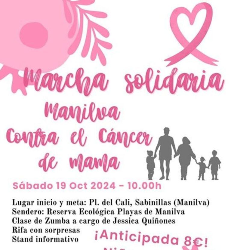 Manilva celebra una Marcha Solidaria Contra el Cáncer de Mama el próximo 19 de octubre