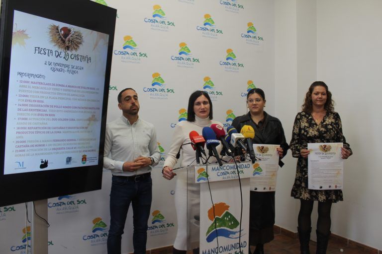 Alcaucín repartirá este domingo en la Fiesta de la Castaña 400 kilos de este fruto y 300 de batatas asadas y mantecados