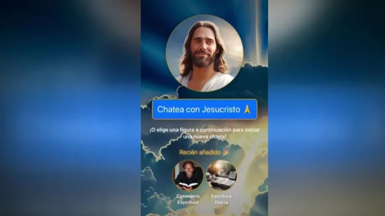 La aplicación de IA que nos permite hablar con Dios y la Virgen María