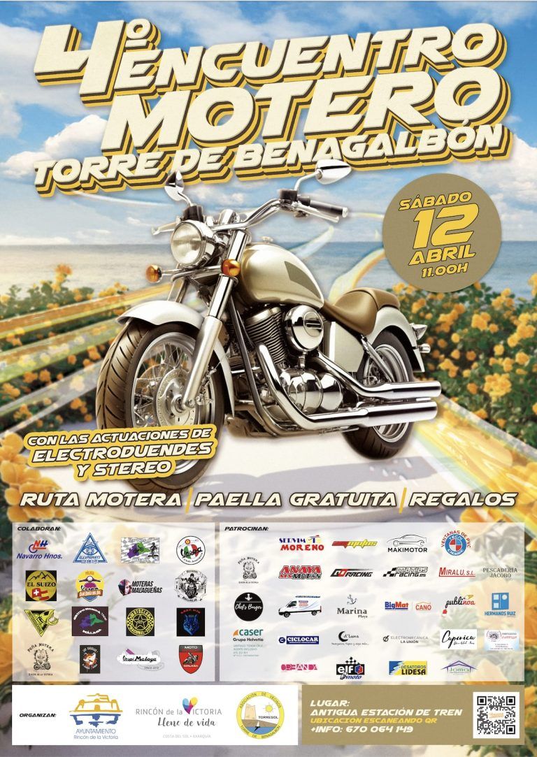 El Encuentro Motero Torre de Benagalbón aglutinará a más de mil motos de toda Andalucía