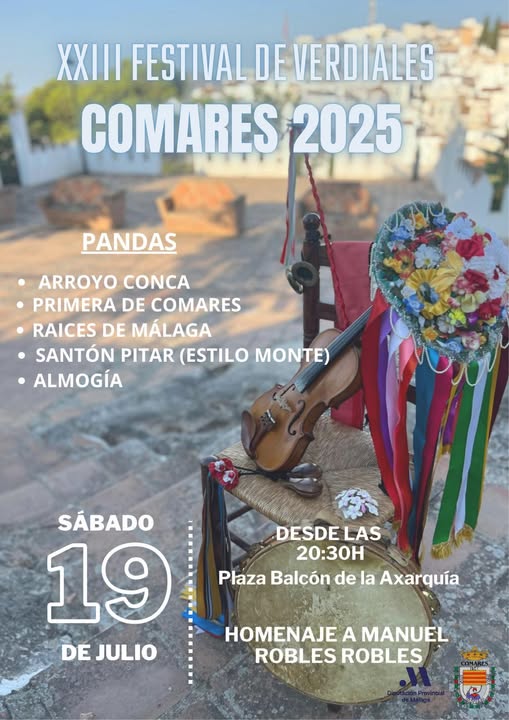 Comares Resuena con Tradición: El XXIII Festival de Verdiales Calienta Motores para el 19 de Julio