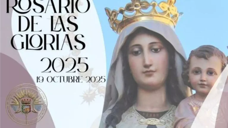 La Virgen del Carmen de la Colonia de Santa Inés presidirá el Rosario de las Glorias 2025 por el Centro de Málaga este domingo
