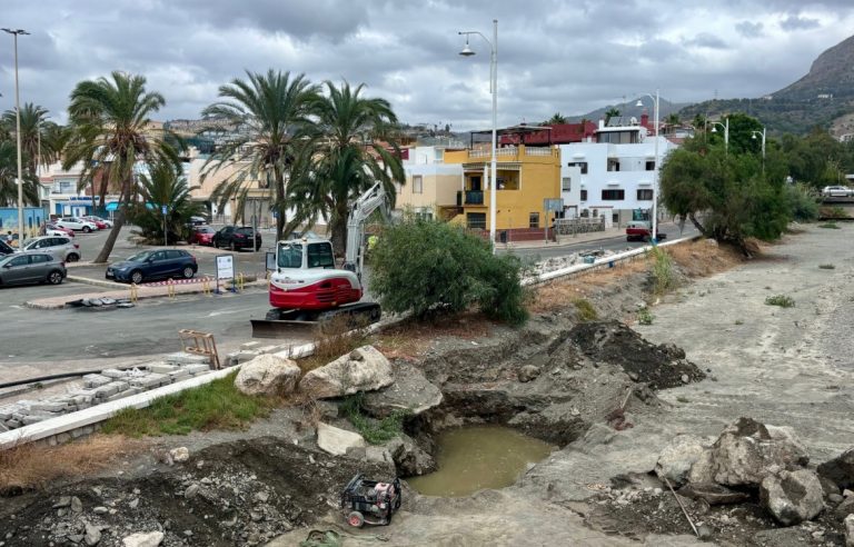 Comienzan las obras del paseo marítimo de Pedregalejo, que durarán casi un año