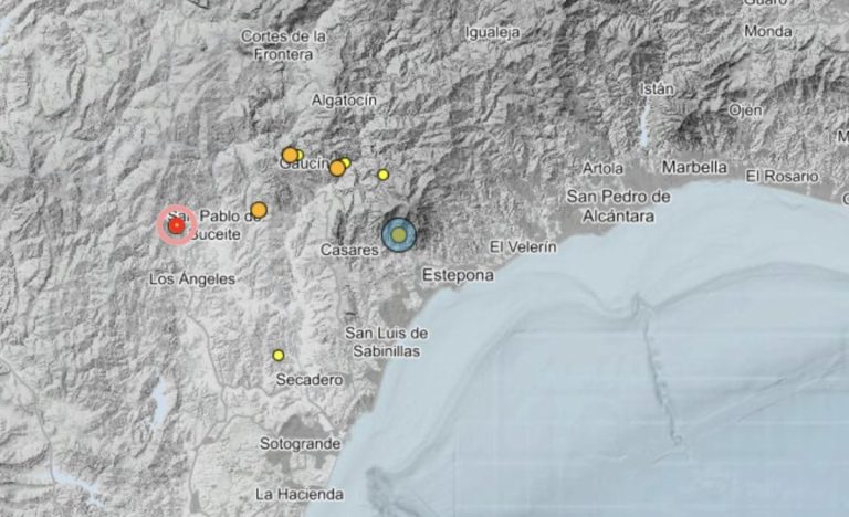La actividad sísmica aumenta en el oeste de Málaga con más de un centenar de pequeños seísmos en una semana