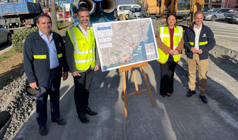 El nuevo tramo de la Autovía del Agua entre Benalmádena y Torremolinos, ya al 20% de ejecución