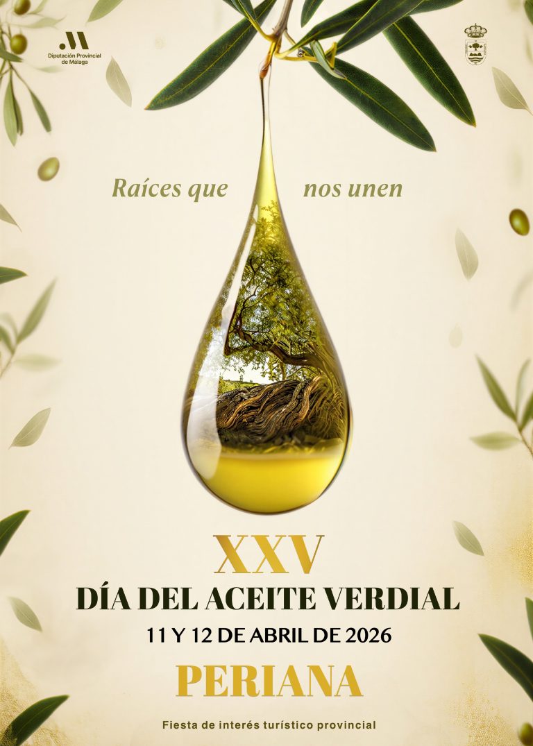 El Día del Aceite Verdial de Periana cumple 25 años bajo el lema ‘Raíces que nos unen’