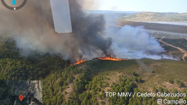 Diez desalojados por un incendio en Canillas de Aceituno y activada la preemergencia