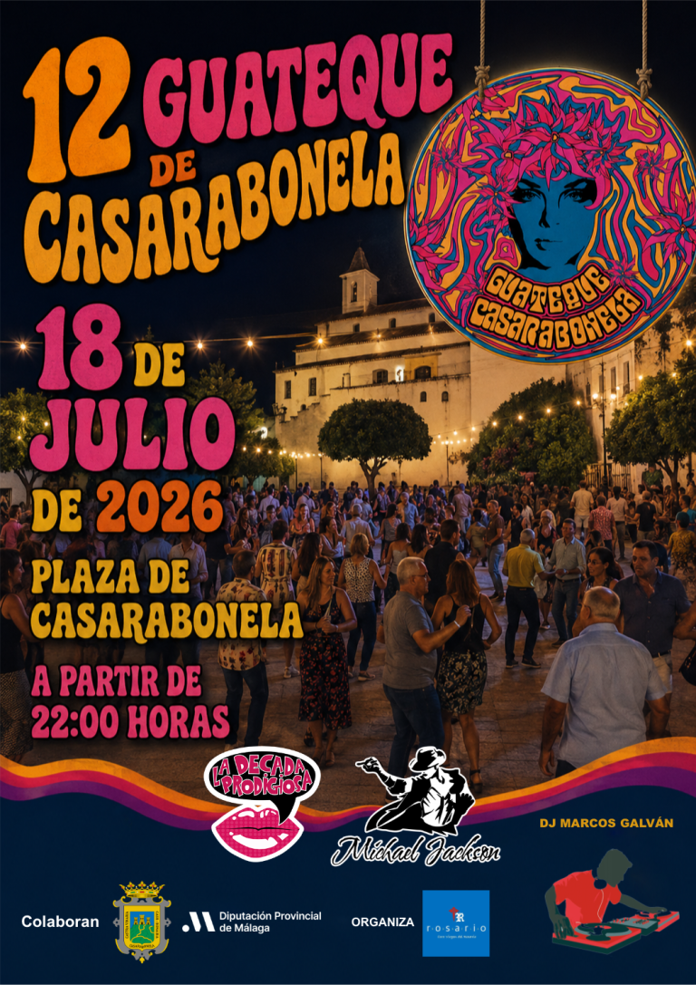Casarabonela celebra el 18 de julio la 12ª edición de su Guateque