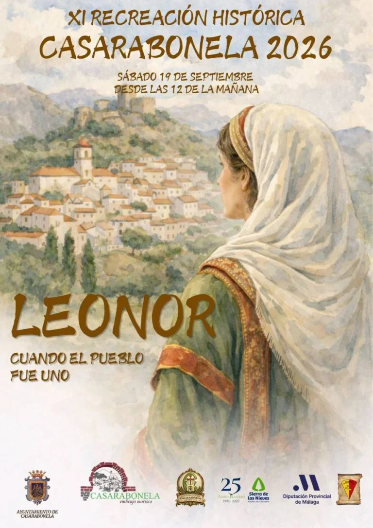 Casarabonela viaja al siglo XVI para contar la historia de Leonor, cuando un pueblo decidió permanecer unido