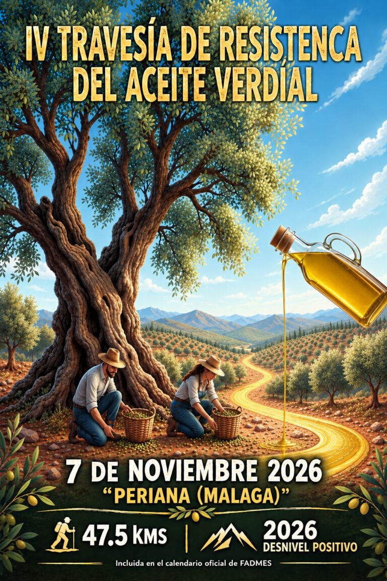 La IV Travesía de la Resistencia del Aceite Verdial recorrerá la Alta Axarquía el próximo 7 de noviembre