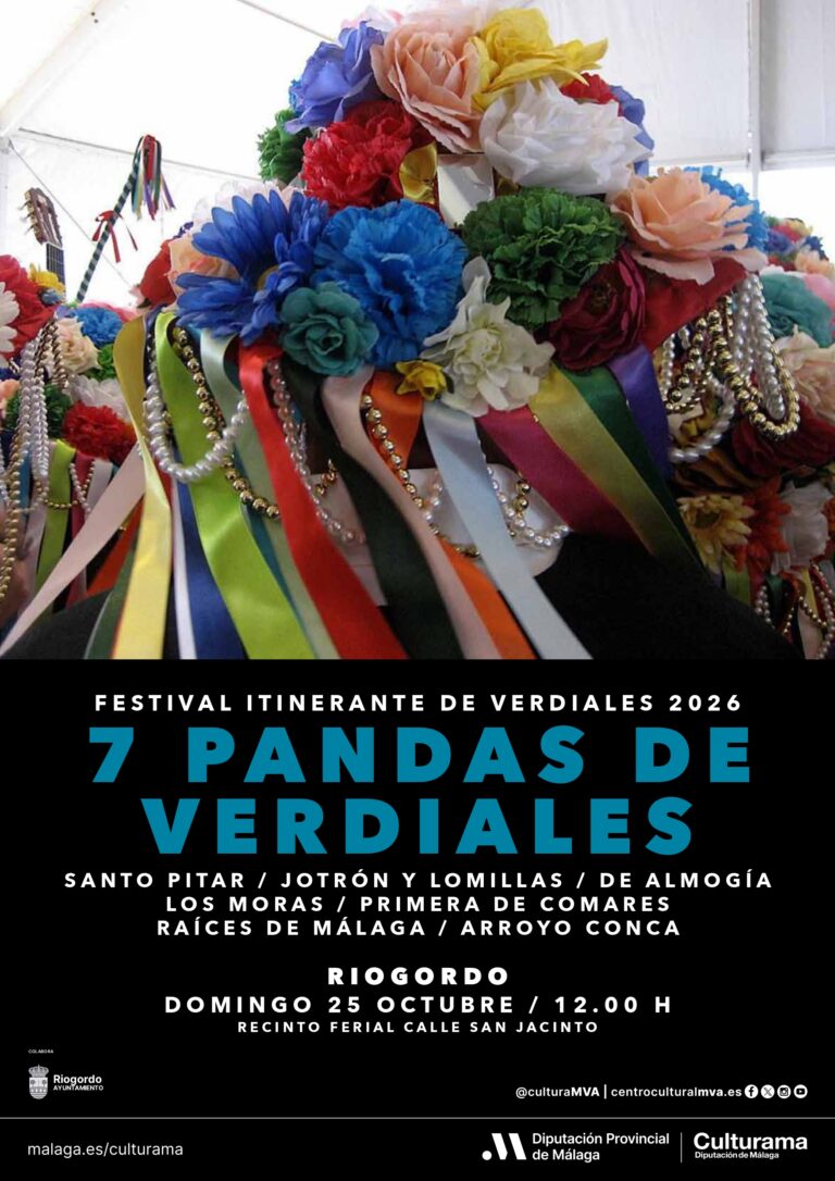 El XXII Festival Itinerante de Verdiales llega este sábado a Riogordo con siete pandas de los tres estilos
