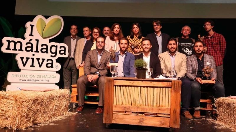 galardonados del I Premios Málaga Viva 2018
