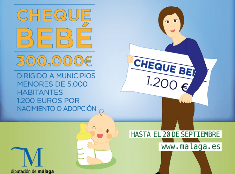 La Diputación publica hoy la convocatoria de ayudas del ‘cheque bebé’ por un valor de 300.000 euros