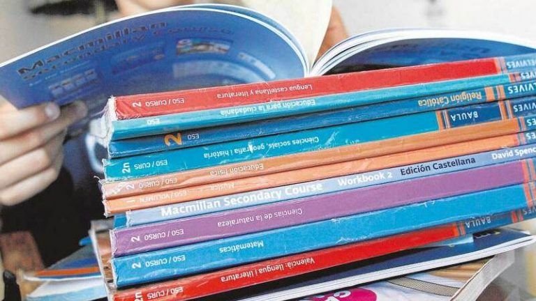 libros de texto, educación