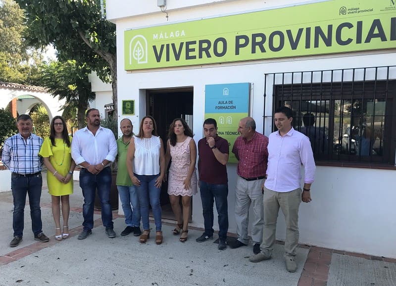 marina bravo, con alcaldes de los 7 municipios que se unirán en la Ruta de los Puentes