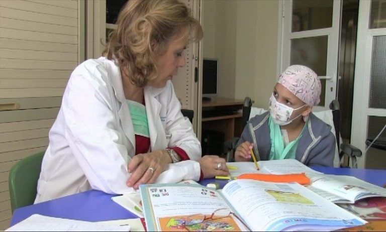 Los niños hospitalizados también tienen su vuelta al cole