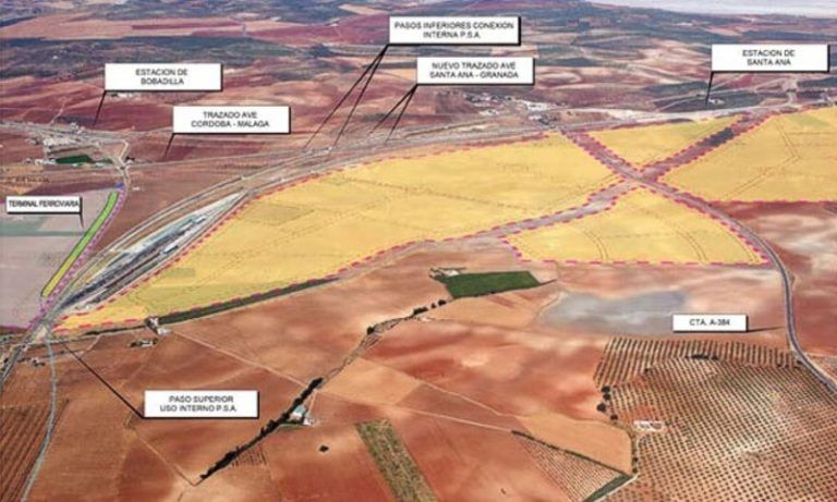 El área logística de Antequera a punto de culminar la primera fase y salir a licitación